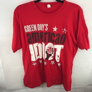 GREEN DAY MENS 90S AMERICAN IDIOT TOUR SHIRT